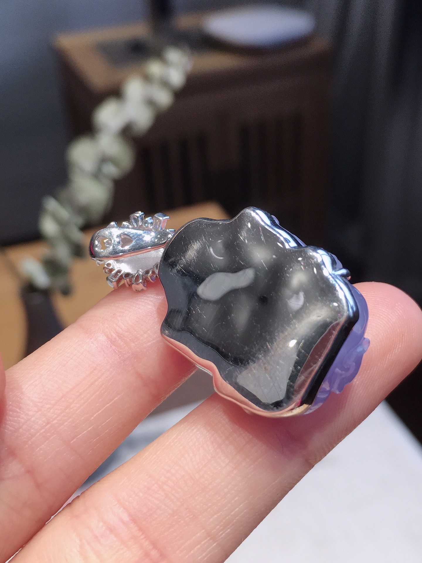 紫罗兰貔貅吊坠