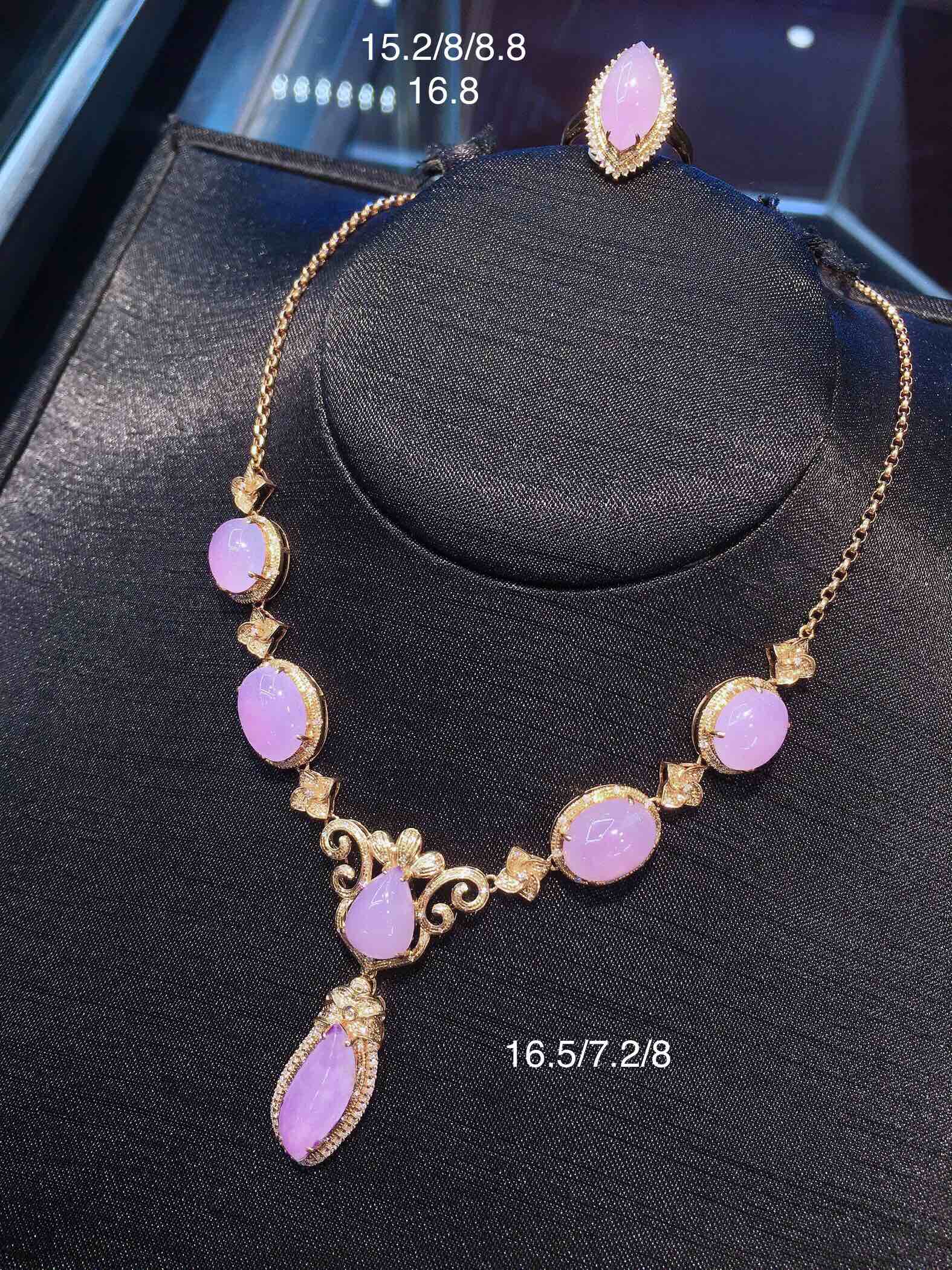 紫罗兰随形蛋面套装