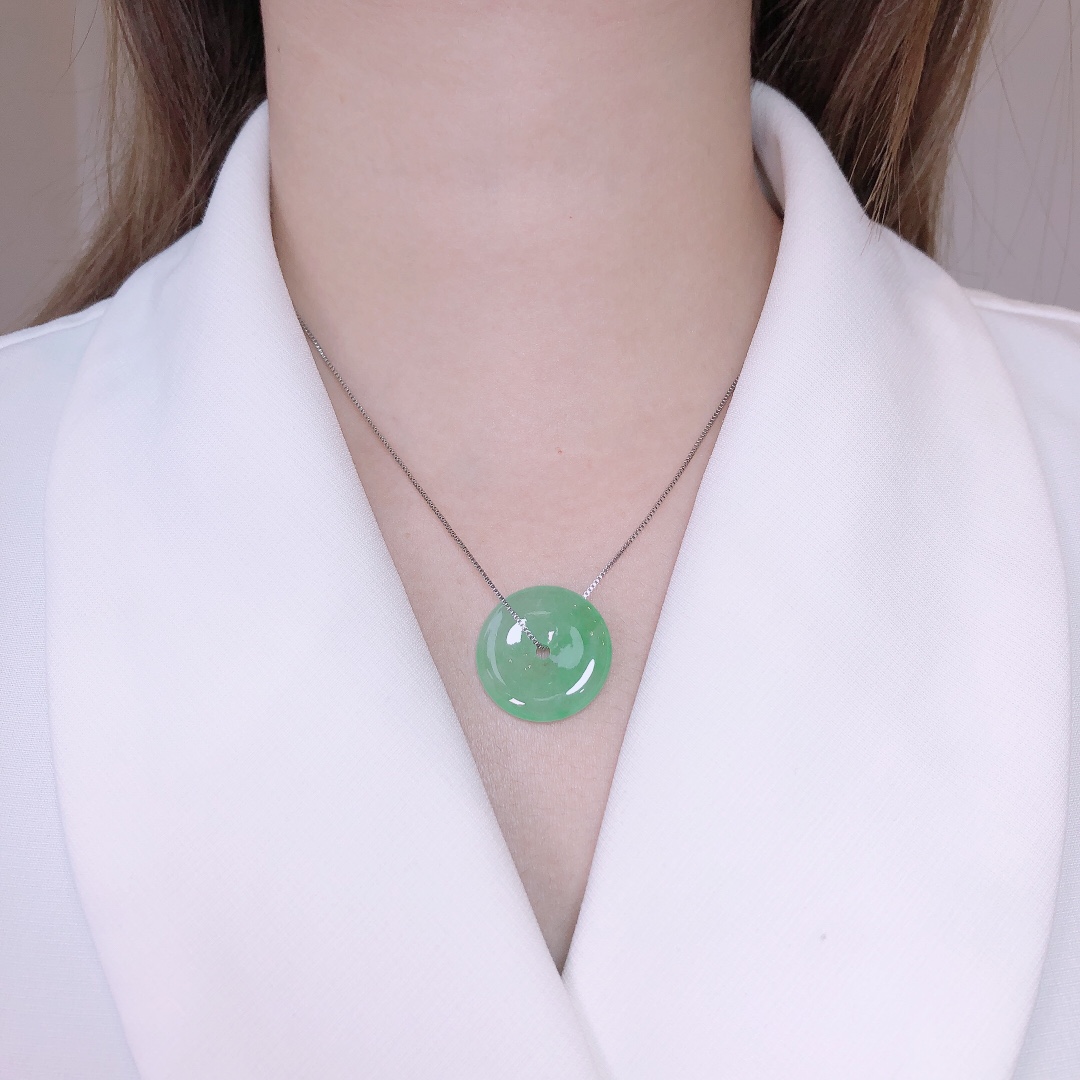 冰绿平安扣(图5) 冰绿平安扣(图5)