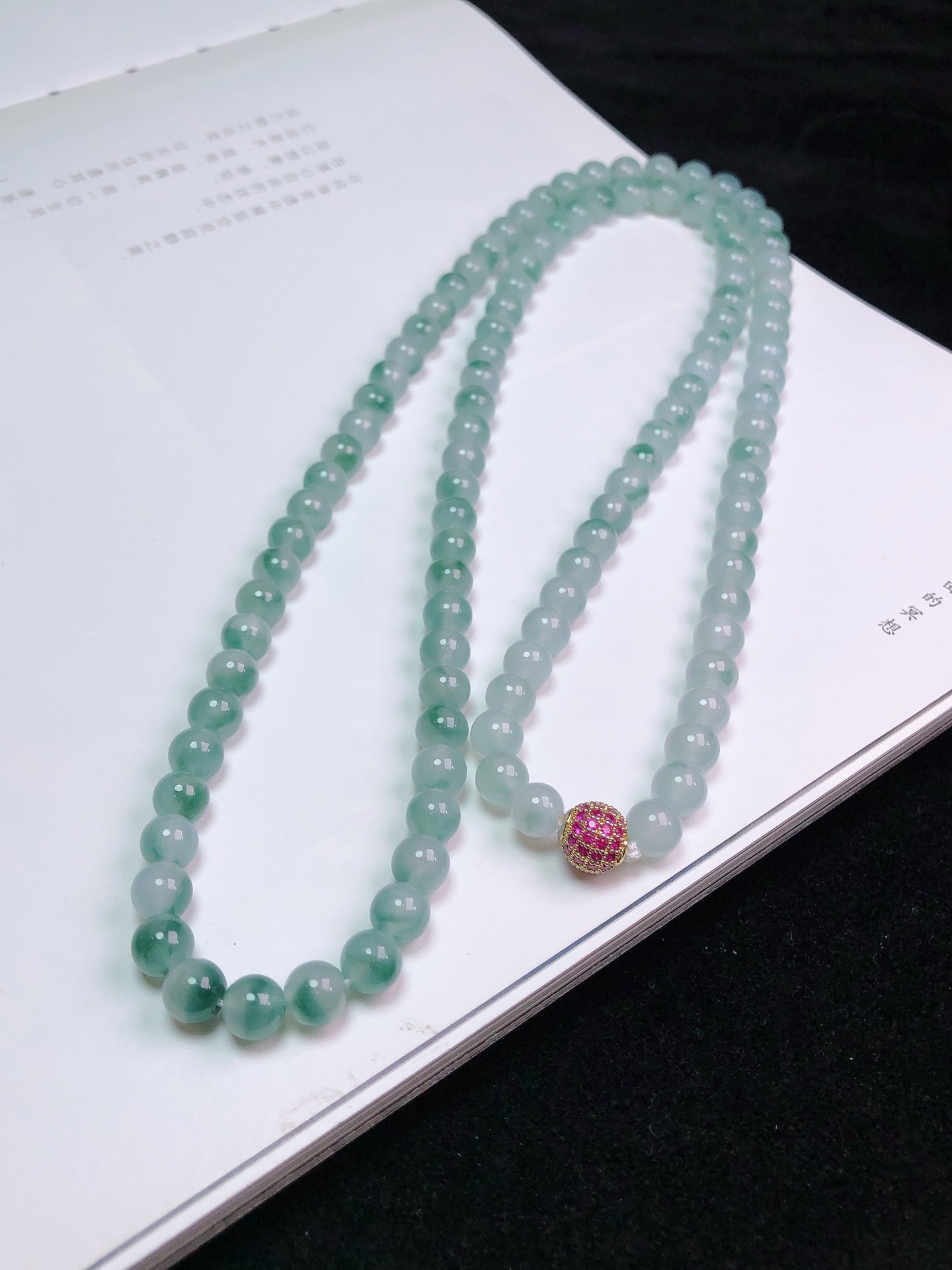 飘花圆珠项链(图6) 飘花圆珠项链(图6)