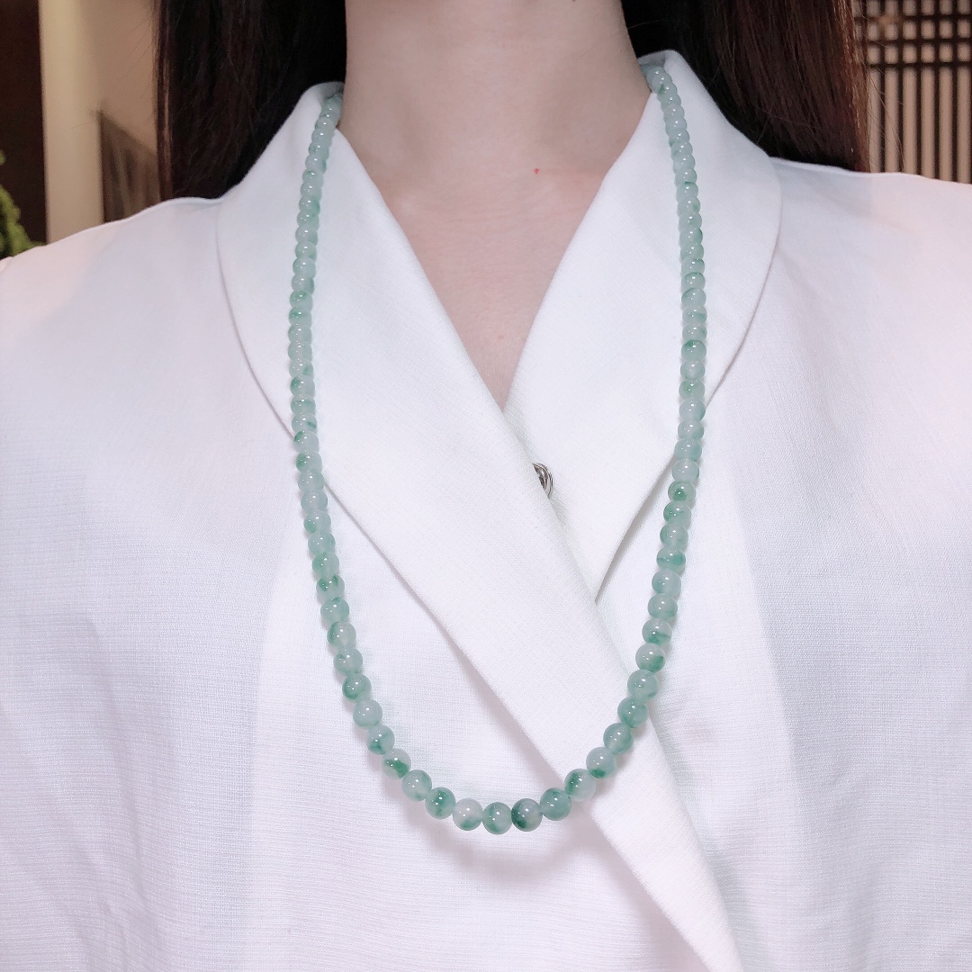 飘花圆珠项链(图3) 飘花圆珠项链(图3)