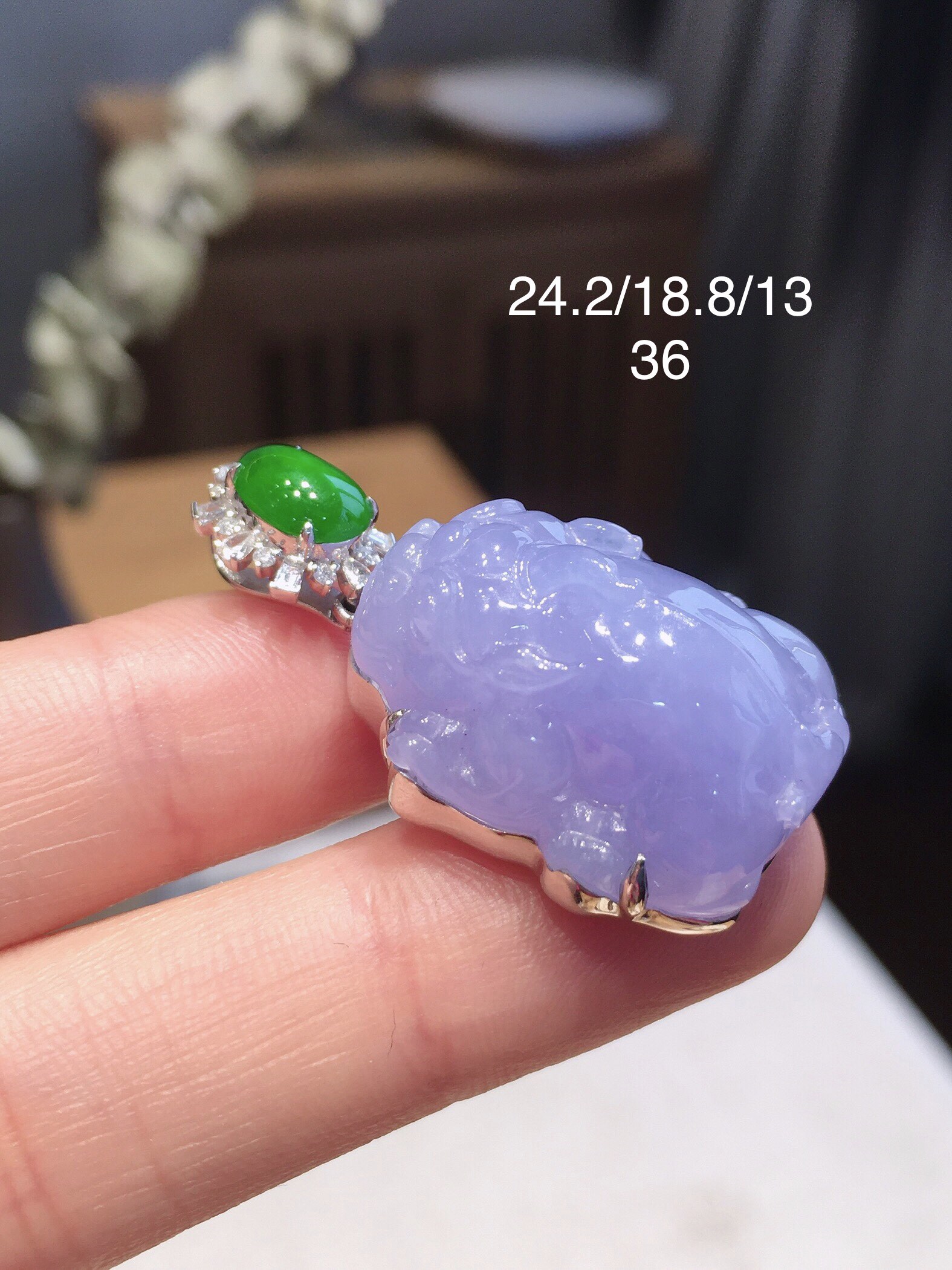 紫罗兰貔貅吊坠(图3) 紫罗兰貔貅吊坠(图3)