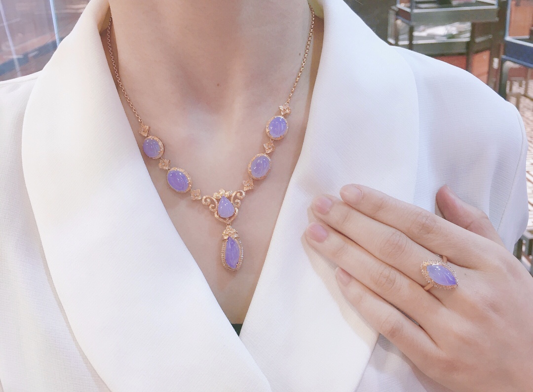 紫罗兰随形蛋面套装(图1) 紫罗兰随形蛋面套装(图1)